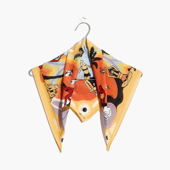 [NWT] Madewell Tropical Beach Bandana - Picture 2 of 2